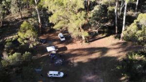 Witness saw drone over campsite