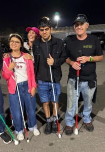 Blind drivers at QR