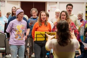 Upbeat choir and Rebekah’s win