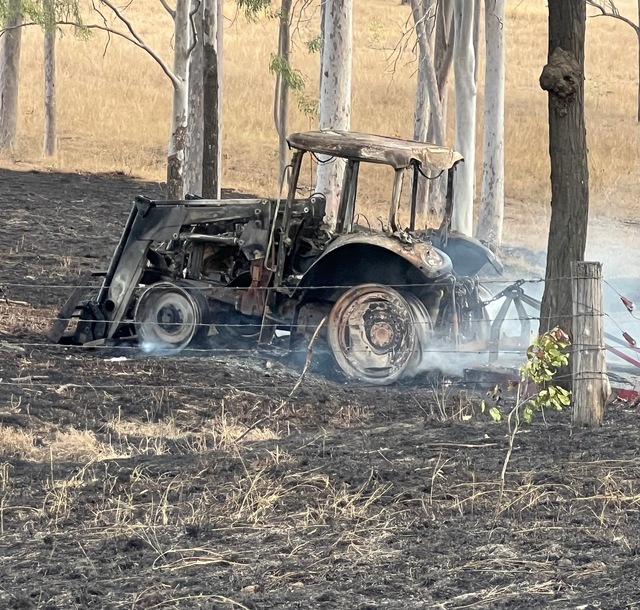 Firies warning of fire danger point to ignition risks